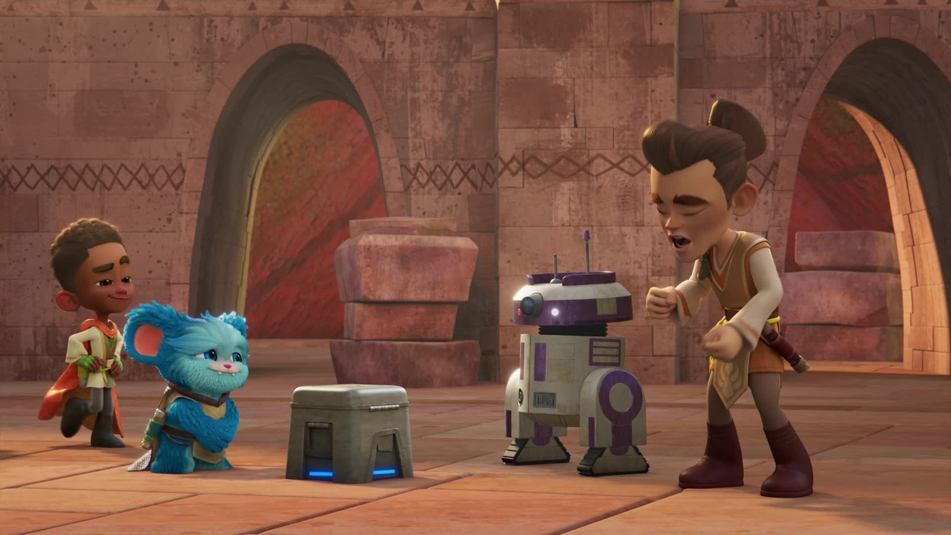 Star Wars Dobrodruzstvi mladych Jediu S02E13 Zrovna jako Wes Raxlo zasahuje mkv