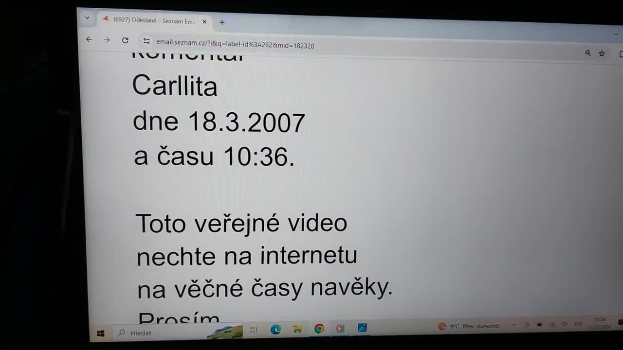 17 3 2024 princezna Marianka čte blog Carllita Úvodní slovo 1 17 komentář 1 mp4