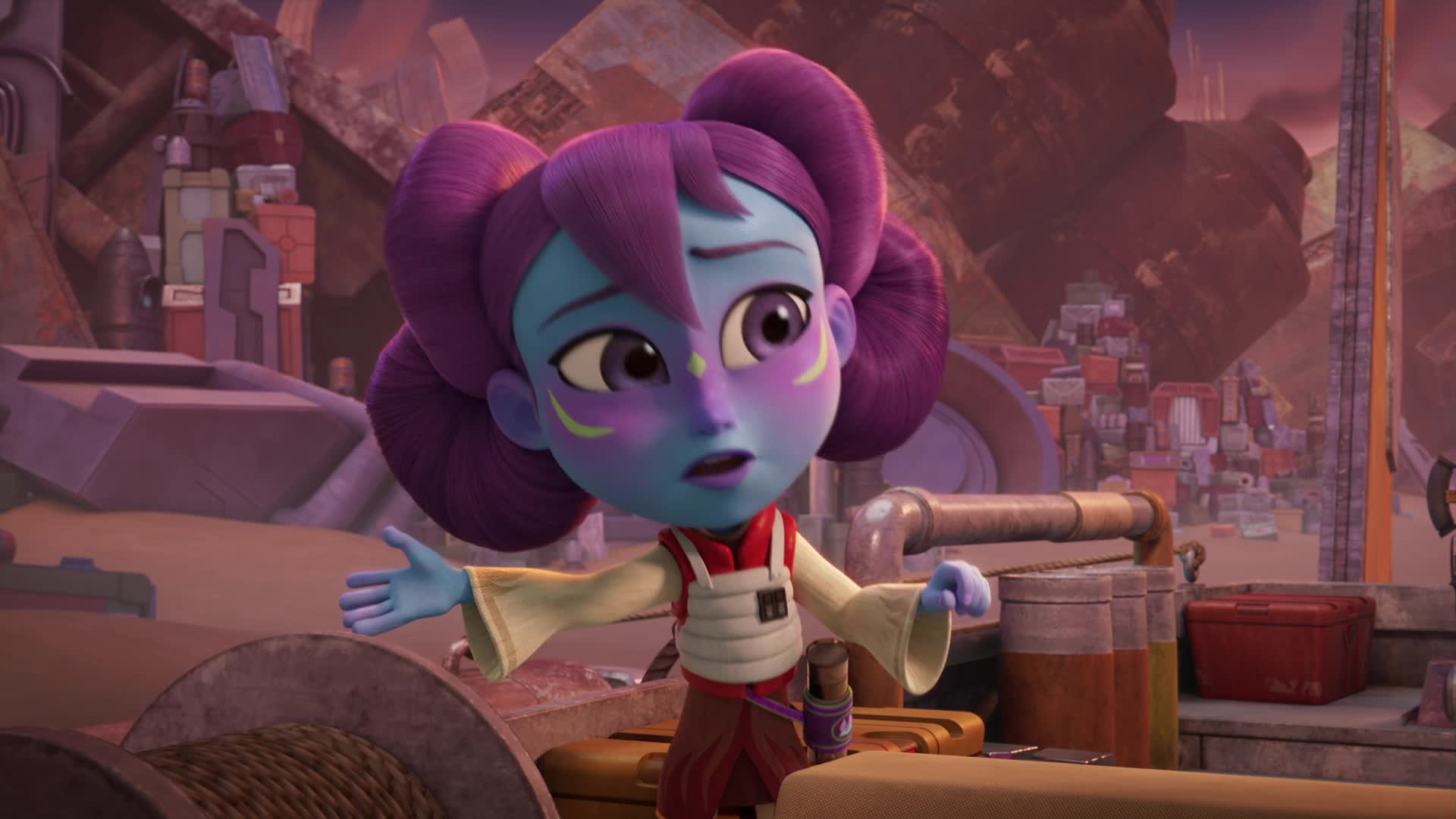 Star Wars Dobrodruzstvi mladych Jediu S02E19 Cesta do Braccskych pustin Hledani ztracenych dunnelu mkv