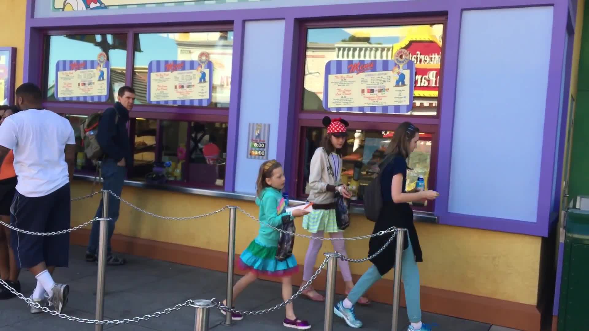 798 Zábavní park Simpsonovi Universal city Los Angeles mp4