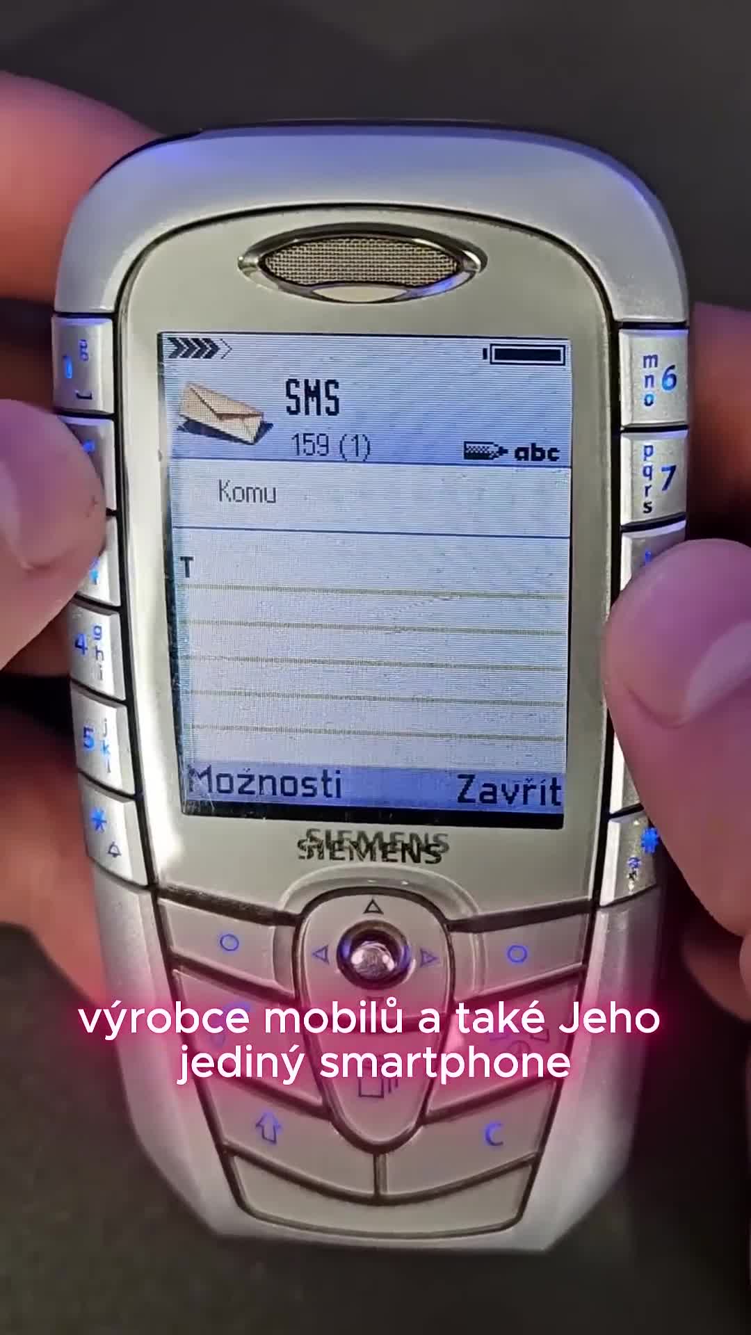 69 Siemens SX1 upoutávka mobilelegends smartphone wintage millenials siemens mp4