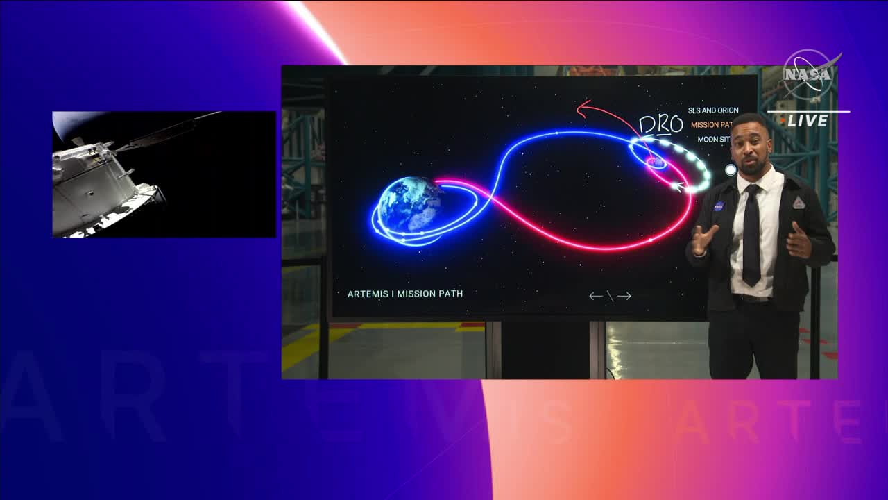 NASAs Artemis I Mission Returns to Earth Reentry mp4