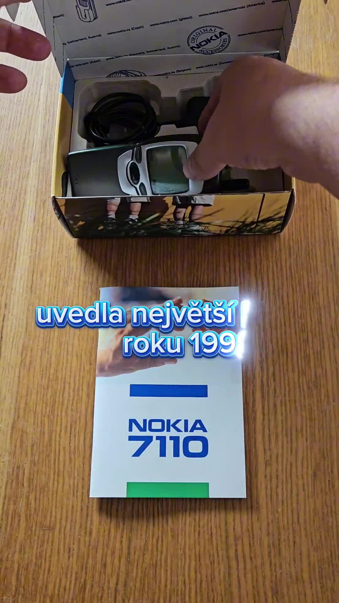 75 Nokia 7110 upoutávka na recenzi a unboxing retro nokia mobilelegends 90s mp4