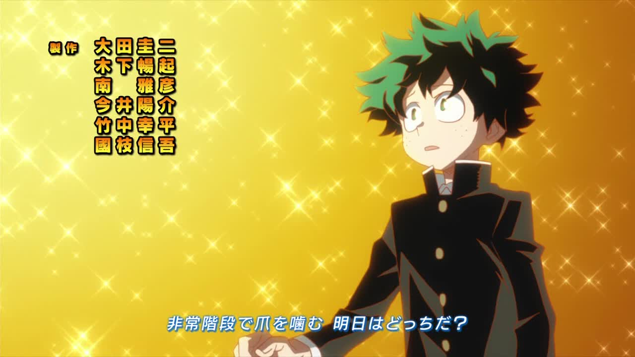 Boku no Hero Academia S01E02 Co je nutné k tomu stát se hrdinou (2016) animovaný akční fantasy cztit mkv