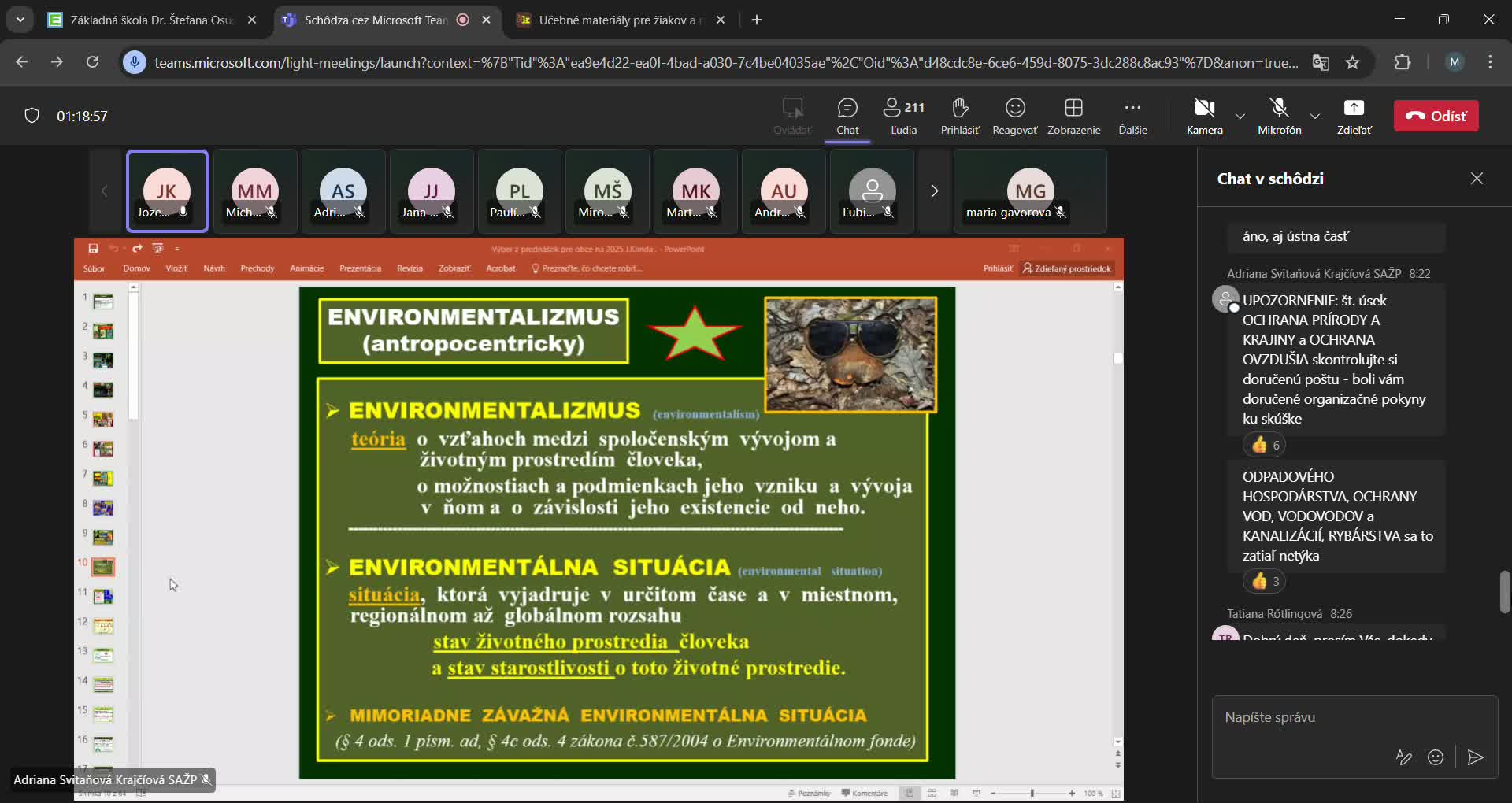 Schôdza cez Microsoft Teams Microsoft Teams Google Chrome 2025 10 03 08 40 02 mp4