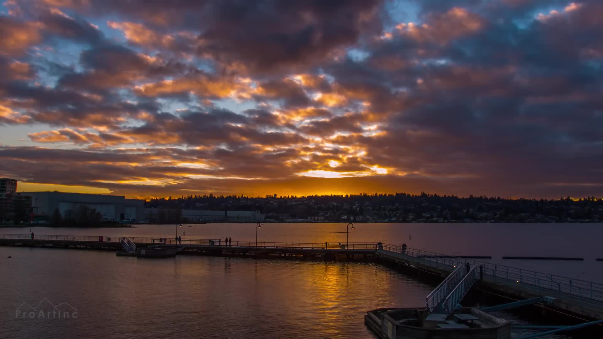 4K Relaxing Sunset at Gene Coulon Memorial Beach Park 3 Hours Chillout Music (1) mp4